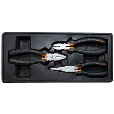 FIXMAN 3-pc Pliers Set (combination 8'ncutting 7.5' Long Nose 8')
